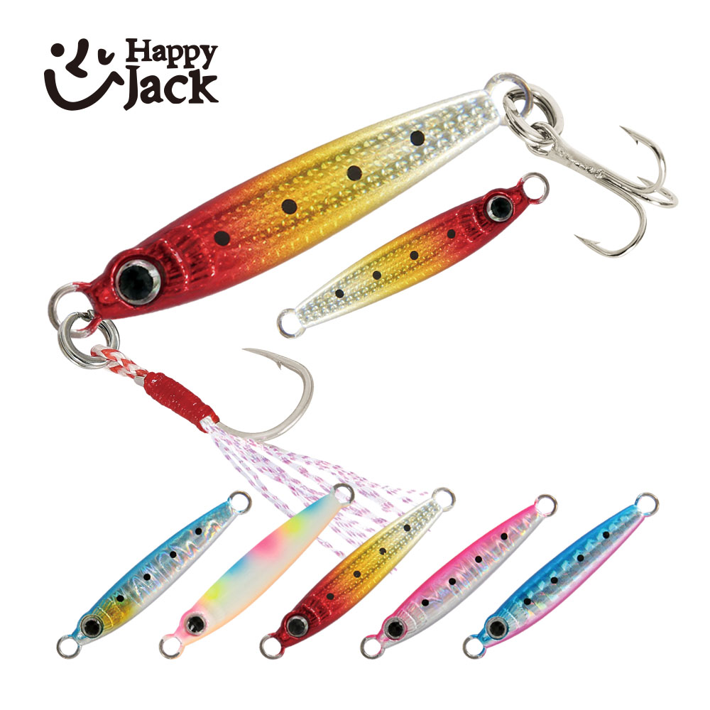 Fishing Lure Spoon - HappyJack new Micro Metal Jig Fishing