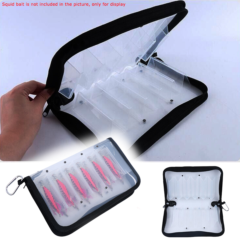 Fishing Lure Jig - Plastic Transparent Visual Squid Jig Lure