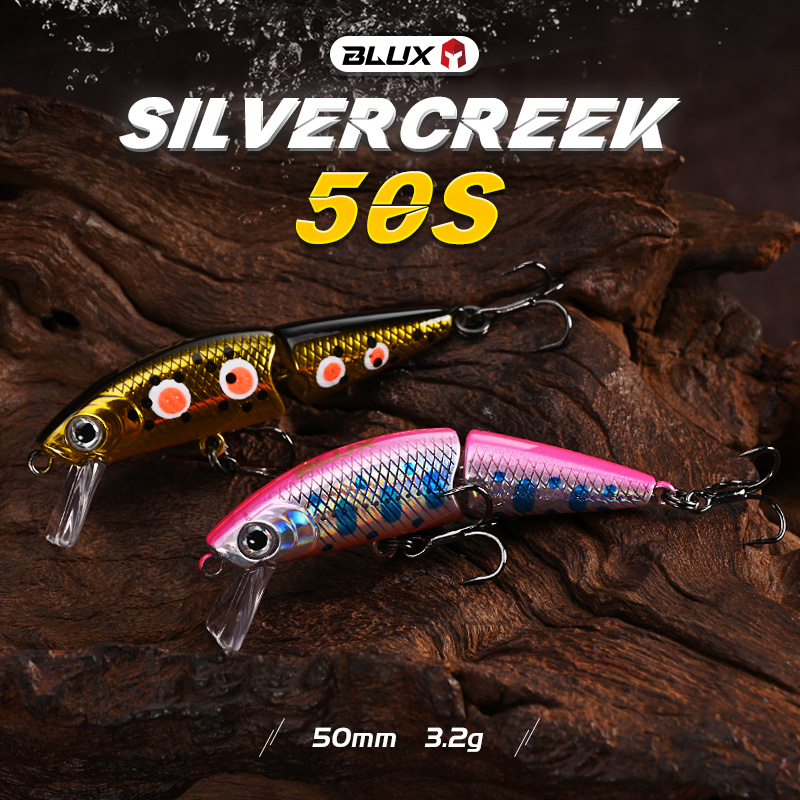 BLUX DR. Minnow Joint 50S Swim - مراجعة Fishing Lure Swimbait وسعره