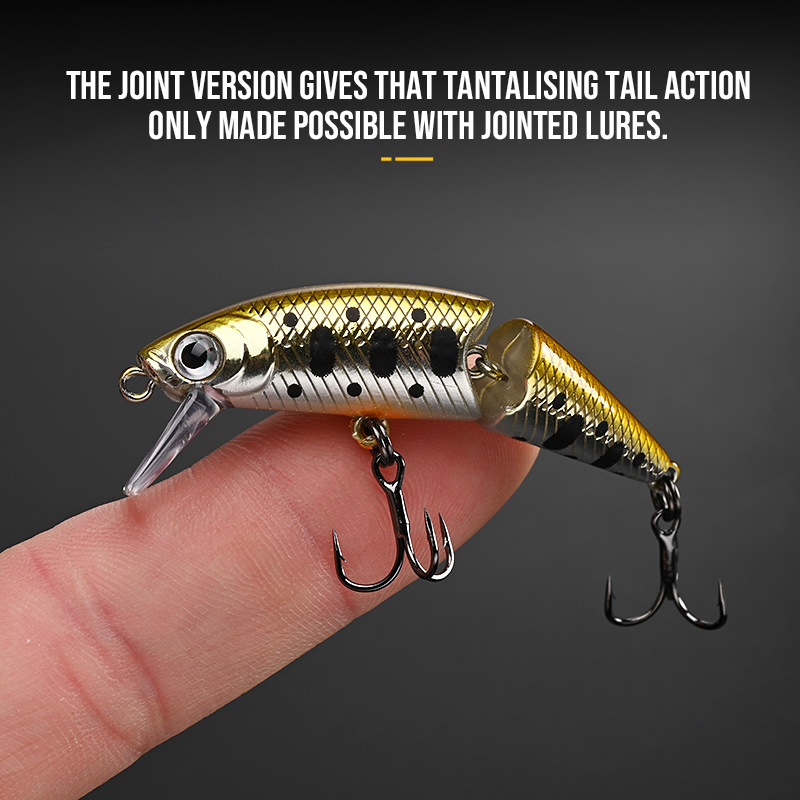 BLUX DR. Minnow Joint 50S Swim - مراجعة Fishing Lure Swimbait وسعره