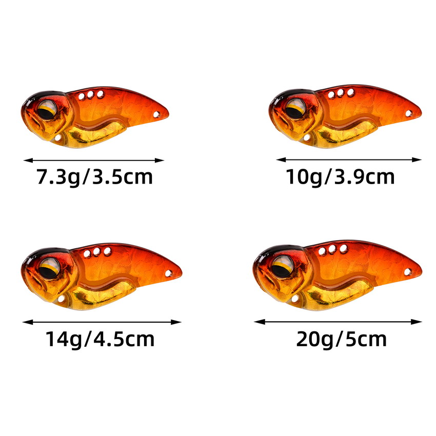 6pcs Metal VIB Fishing Lures 7 - مراجعة Fishing Lure Blade Bait وسعره