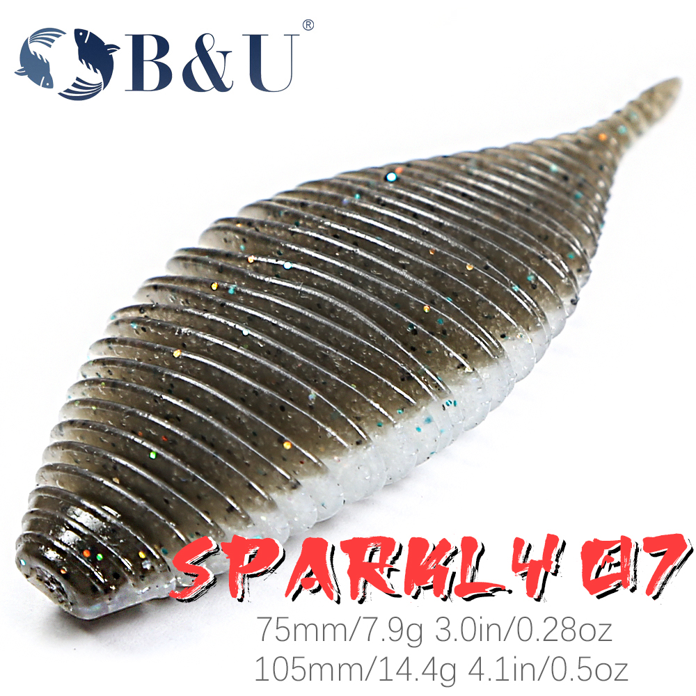 B&U BELLOWS GILL 75/105 Fishin - مراجعة Fishing Lure Soft Plastic وسعره