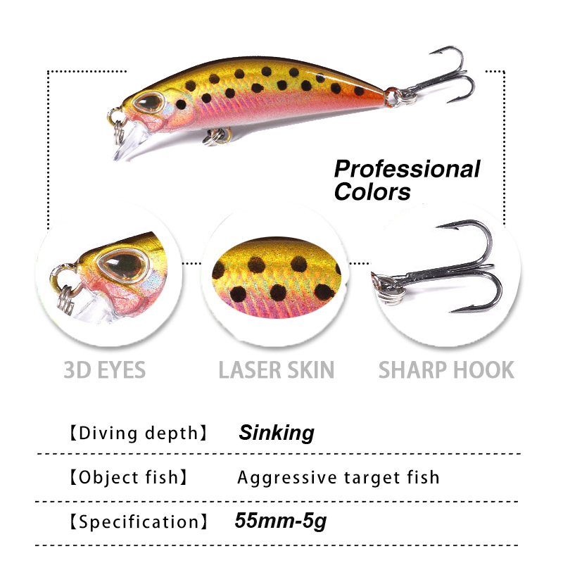 WESTBASS 1PX Micro Minnow Lure - مراجعة Fishing Lure Jerkbait وسعره