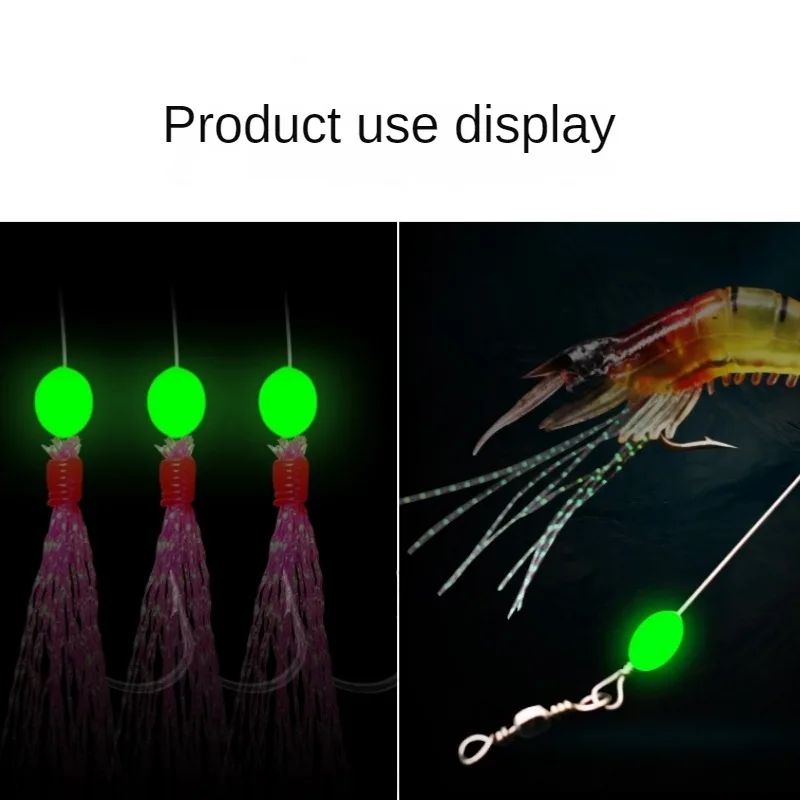 100pcs/lot Oval Night Luminous - مراجعة Fishing Lure Topwater وسعره