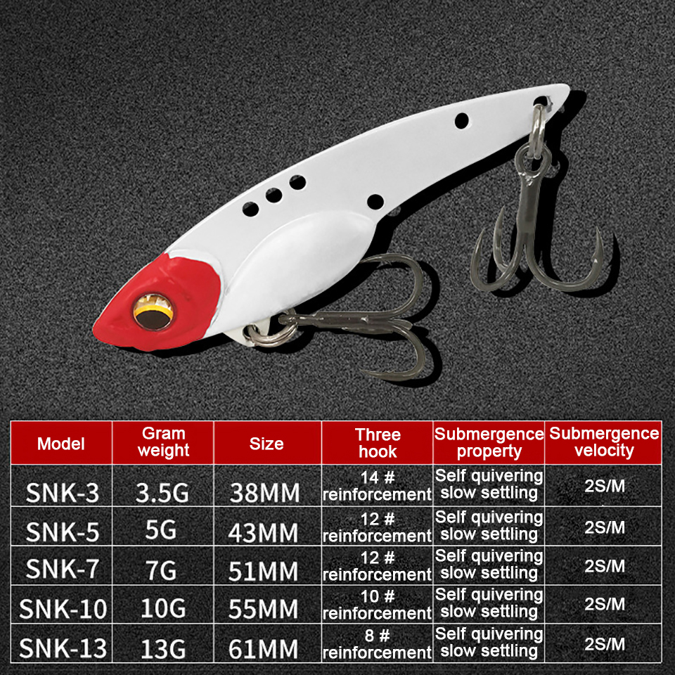GOBYGO 3.5G-13G Metal VIB Fish - مراجعة Fishing Lure Spoon وسعره