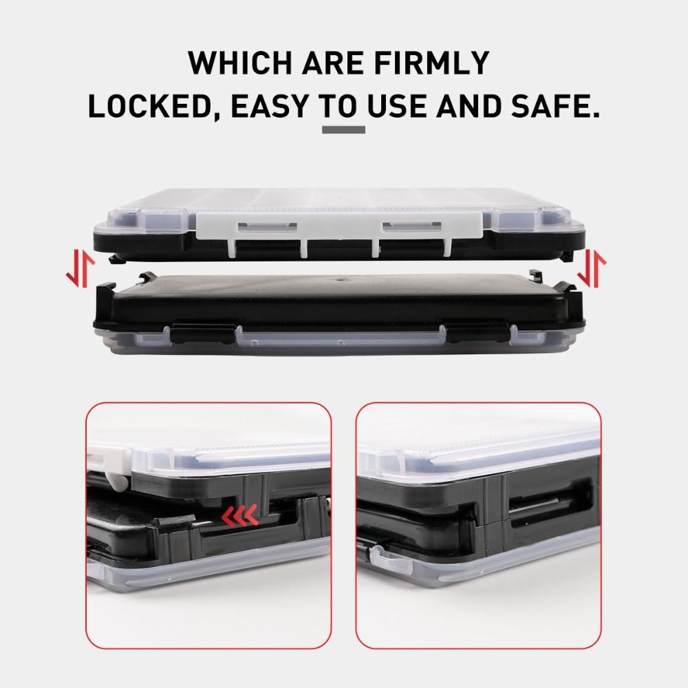 Double Side Fishing Tackle Box - مراجعة Fishing Lure Spinner وسعره