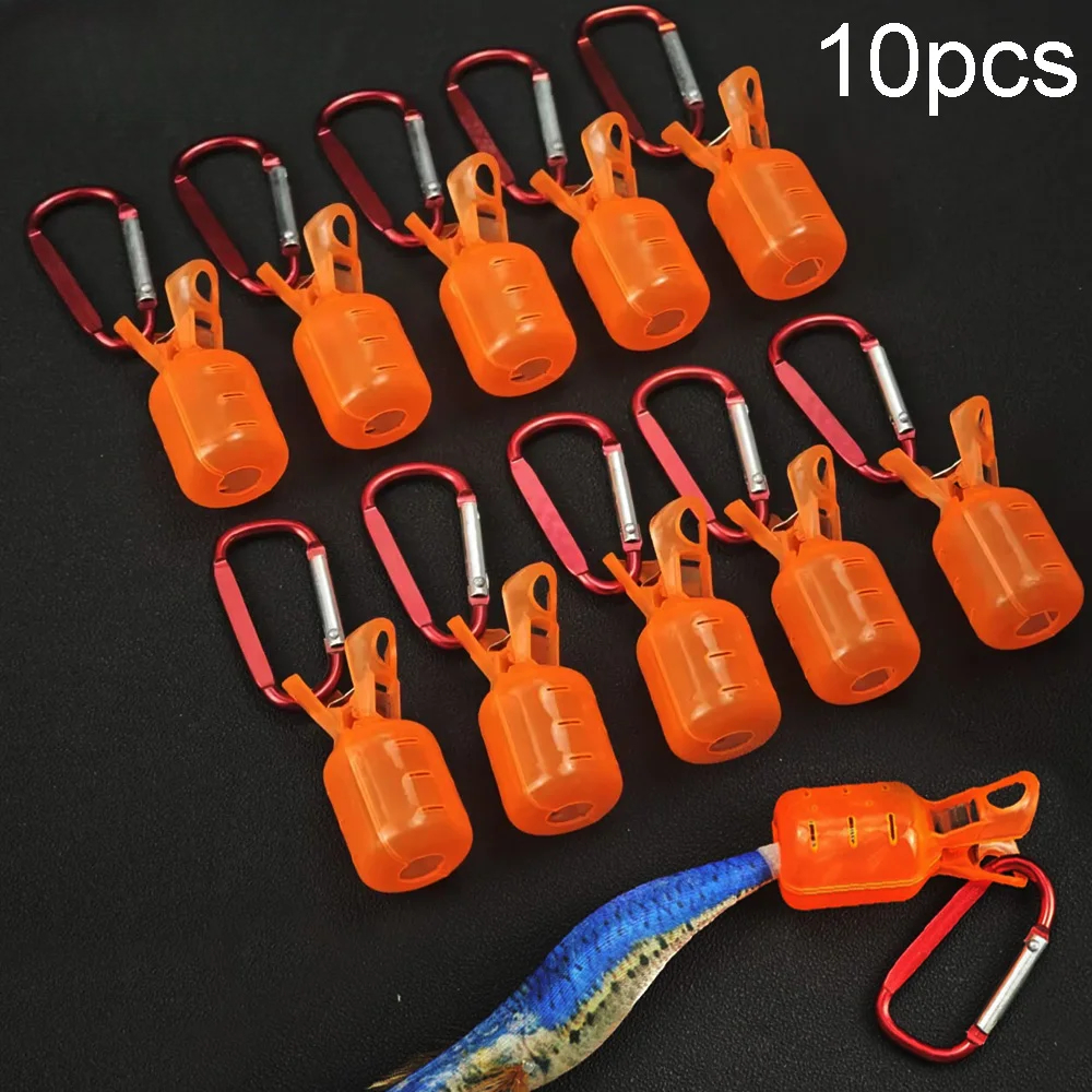 10pcs Squid Jig Hook Protector - مراجعة Fishing Lure Kit وسعره