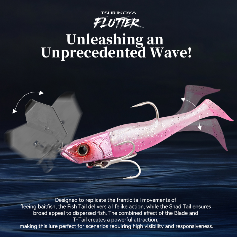 TSURINOYA FLUTTER 110mm 32g Lo - مراجعة Fishing Lure Blade Bait وسعره