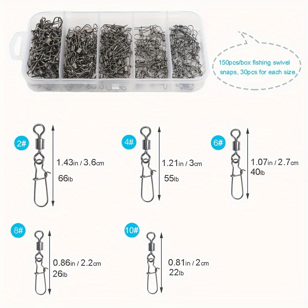 95/210 PCS Set Fishing Connect - مراجعة Fishing Lure Accessories وسعره