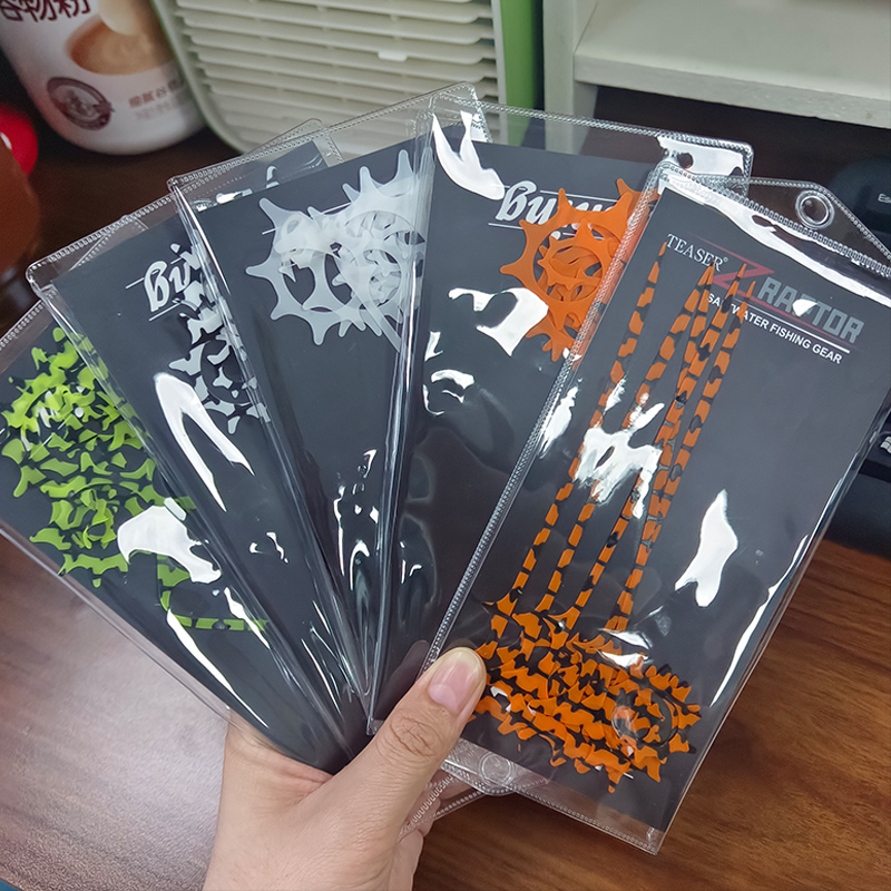 TEASER 5pcs SKIRT-18 145mm Sil - مراجعة Fishing Lure Jig وسعره