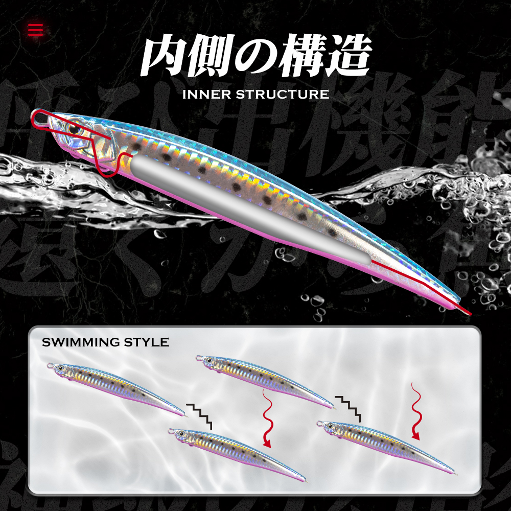 Hunthouse fishing Press heavy  - مراجعة Fishing Lure Jerkbait وسعره