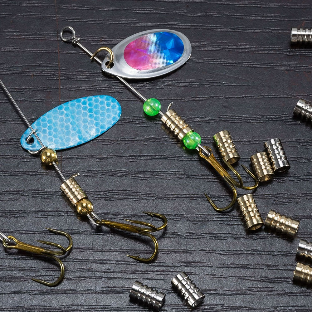 10PCS Fishing Spinner Bead Lur - مراجعة Fishing Lure Spinner وسعره