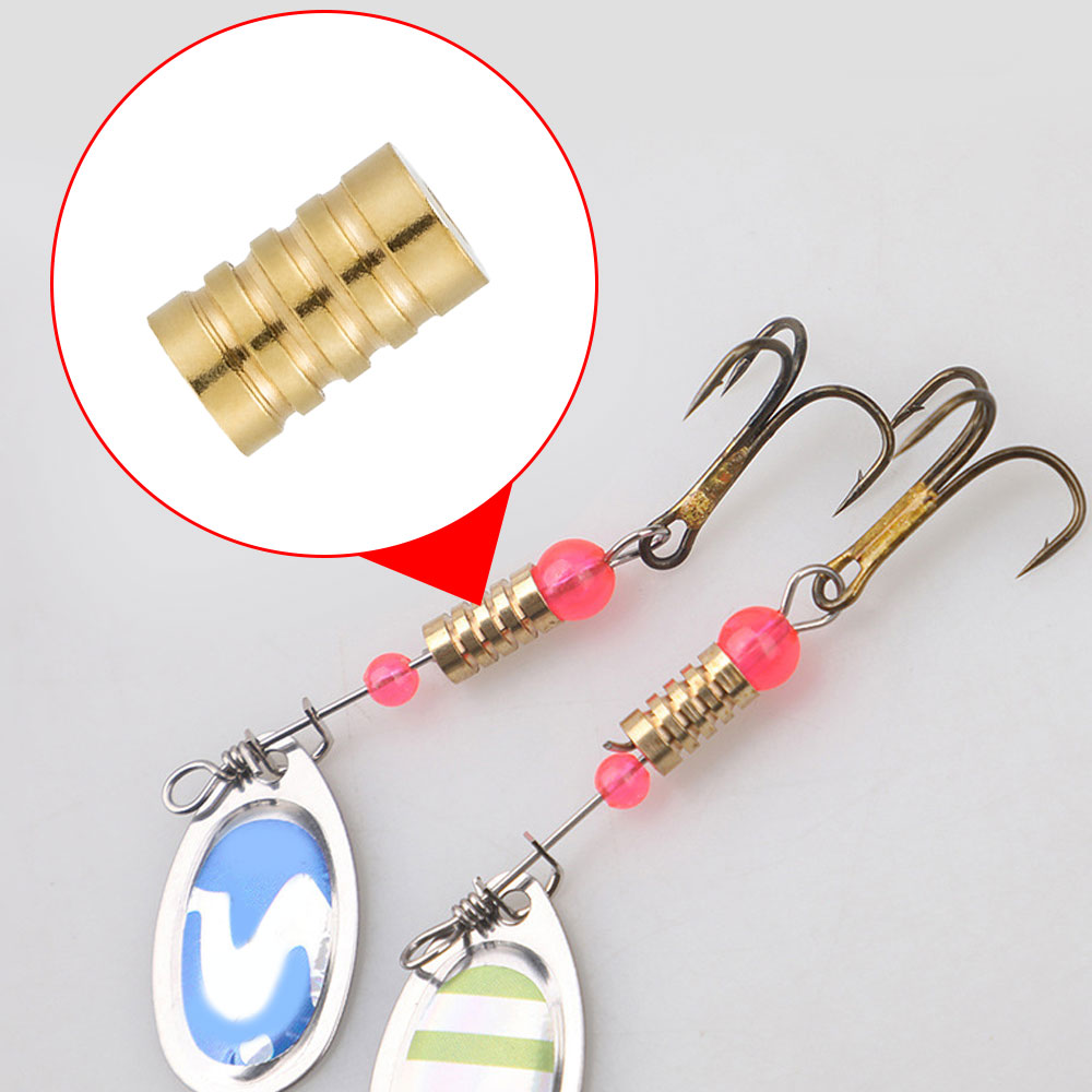 10PCS Fishing Spinner Bead Lur - مراجعة Fishing Lure Spinner وسعره