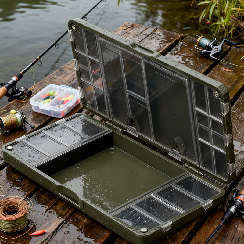 Large Capacity Hard PVC Tackle - مراجعة Fishing Lure Kit وسعره