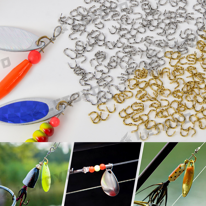 LETOYO 100pcs Folded Clevises  - مراجعة Fishing Lure Spinner وسعره