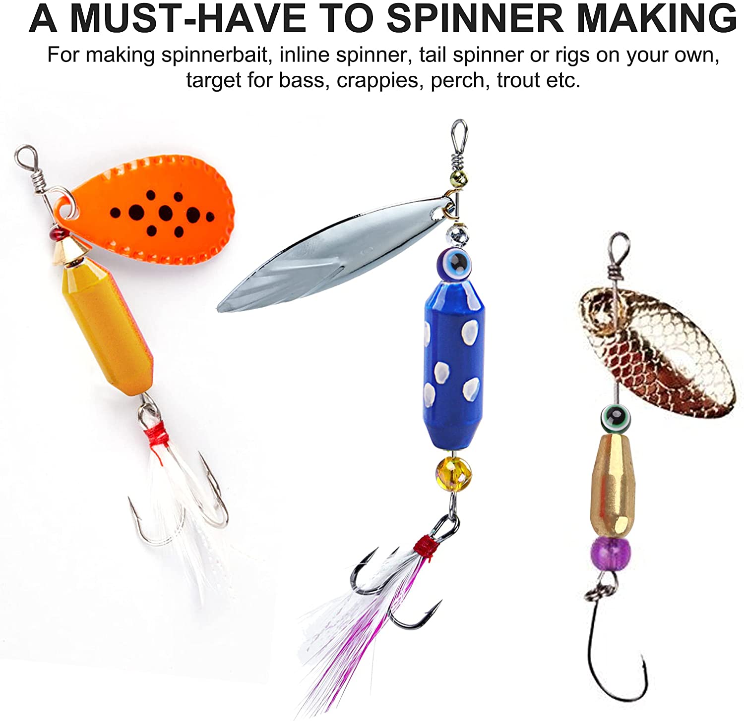 10pcs Fishing Brass Spinner Lu - مراجعة Fishing Lure Spinner وسعره