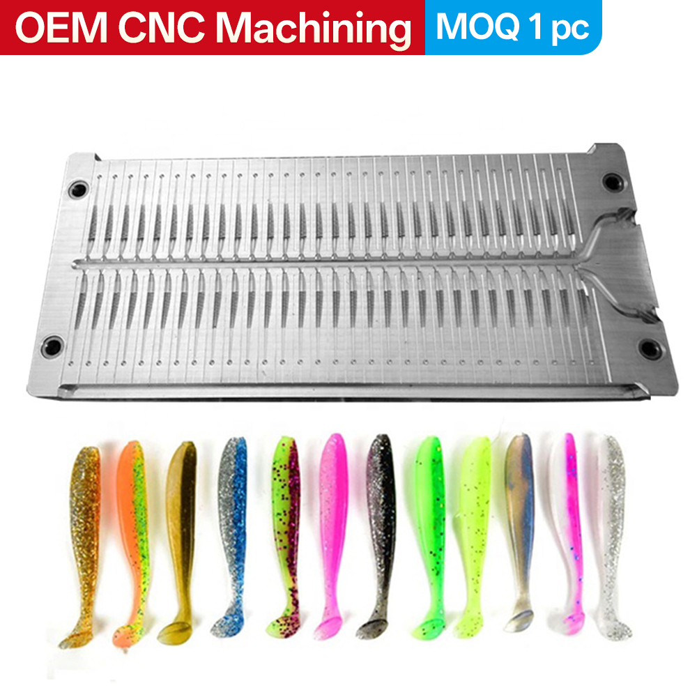 Custom Injection Molded Soft F - مراجعة Fishing Lure Soft Plastic وسعره