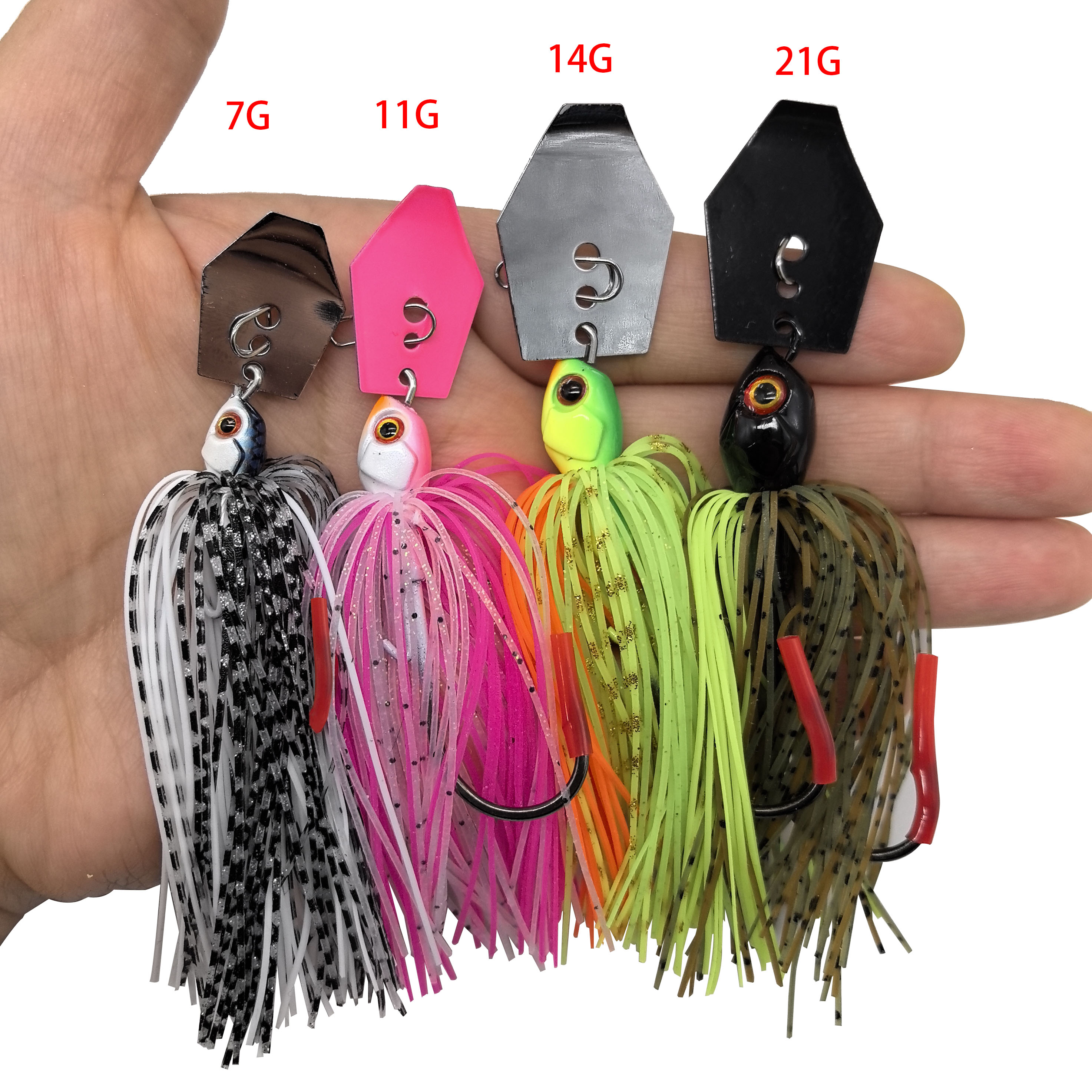 Mycena 7G/9G/11G/14G/21G fishi - مراجعة Fishing Lure Blade Bait وسعره