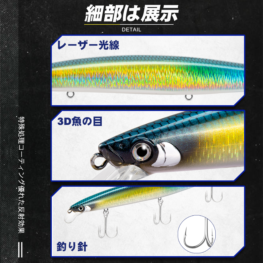 D1 Sea Fishing Lures 163mm 32g - مراجعة Fishing Lure Topwater وسعره