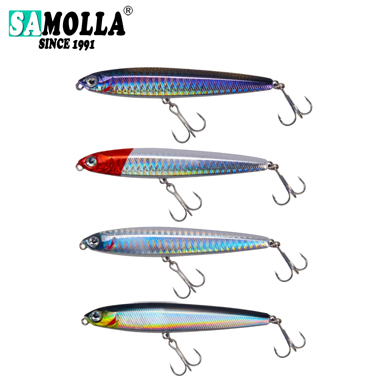 Fishing Lure 4pcs/set Pencil S - مراجعة Fishing Lure Spoon وسعره