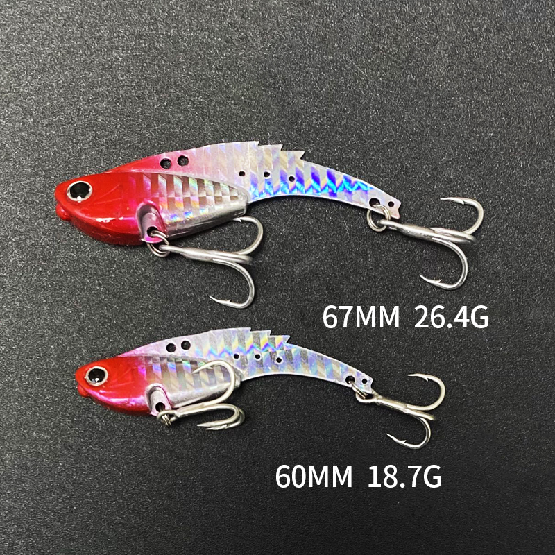 1pcs Metal Blade Vib 67MM 26.4 - مراجعة Fishing Lure Blade Bait وسعره