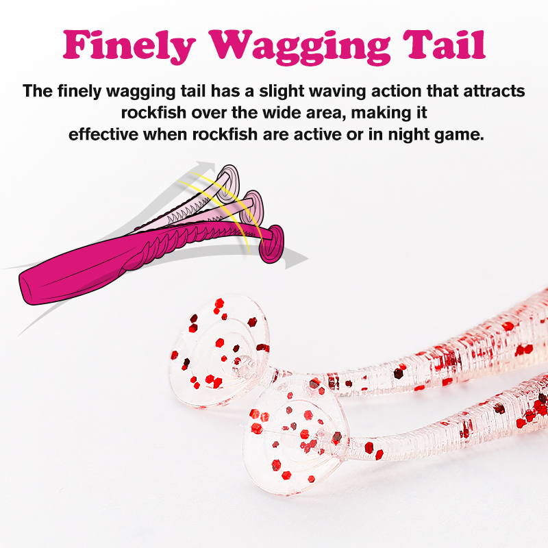 TSURINOYA 38mm 0.4g Soft Fishi - مراجعة Fishing Lure Soft Plastic وسعره