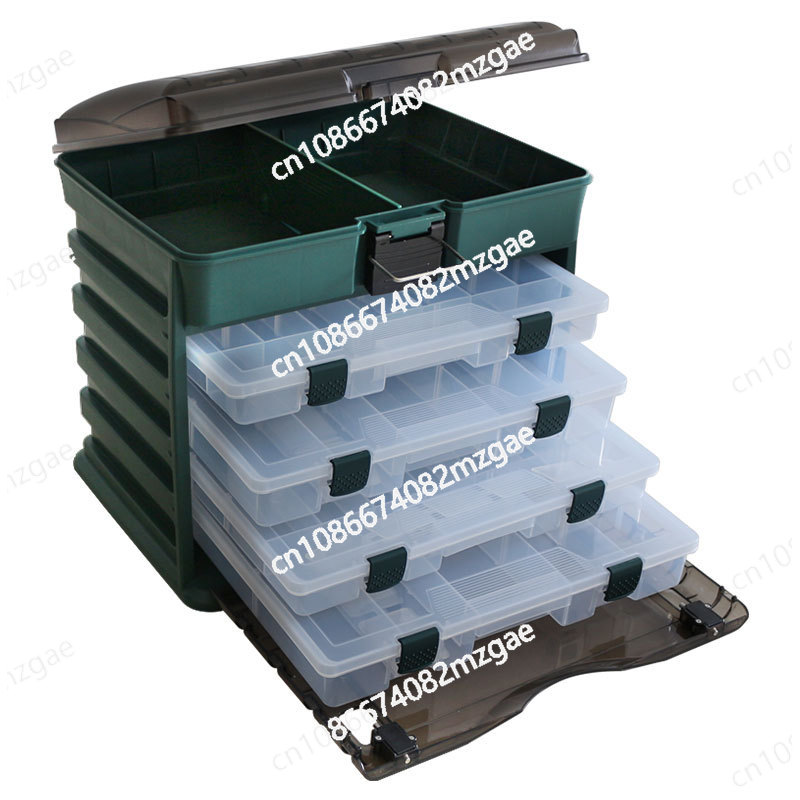 Medium 4-layer portable lure b - مراجعة Fishing Lure Box وسعره
