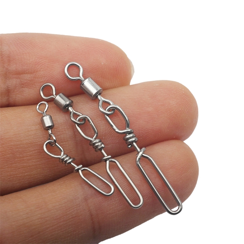 10Pcs Stainless Steel Quick Sn - مراجعة Fishing Lure Kit وسعره