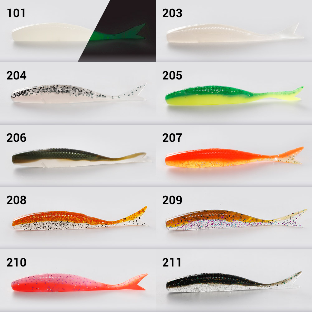NOEBY Soft Lure Blade Minnow 9 - مراجعة Fishing Lure Blade Bait وسعره