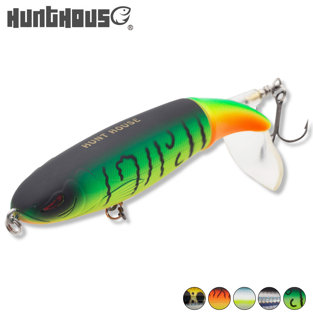 Hunthouse Whopper Plopper Hard - مراجعة Fishing Lure Popper وسعره