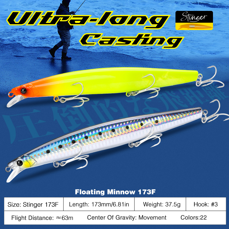 TSURINOYA Shore Fishing STINGE - مراجعة Fishing Lure Topwater وسعره