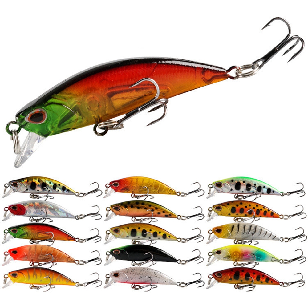 Mini Sinking Minnow Wobblers F - مراجعة Fishing Lure Jerkbait وسعره