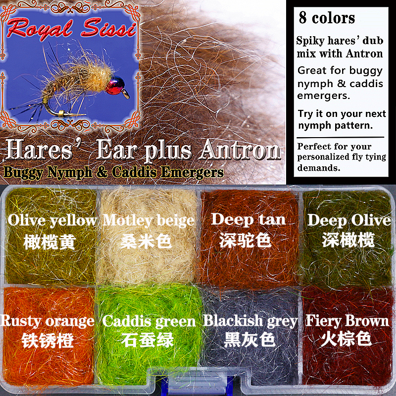 8 optional colors Hare's Ear d - مراجعة Fishing Lure Popper وسعره