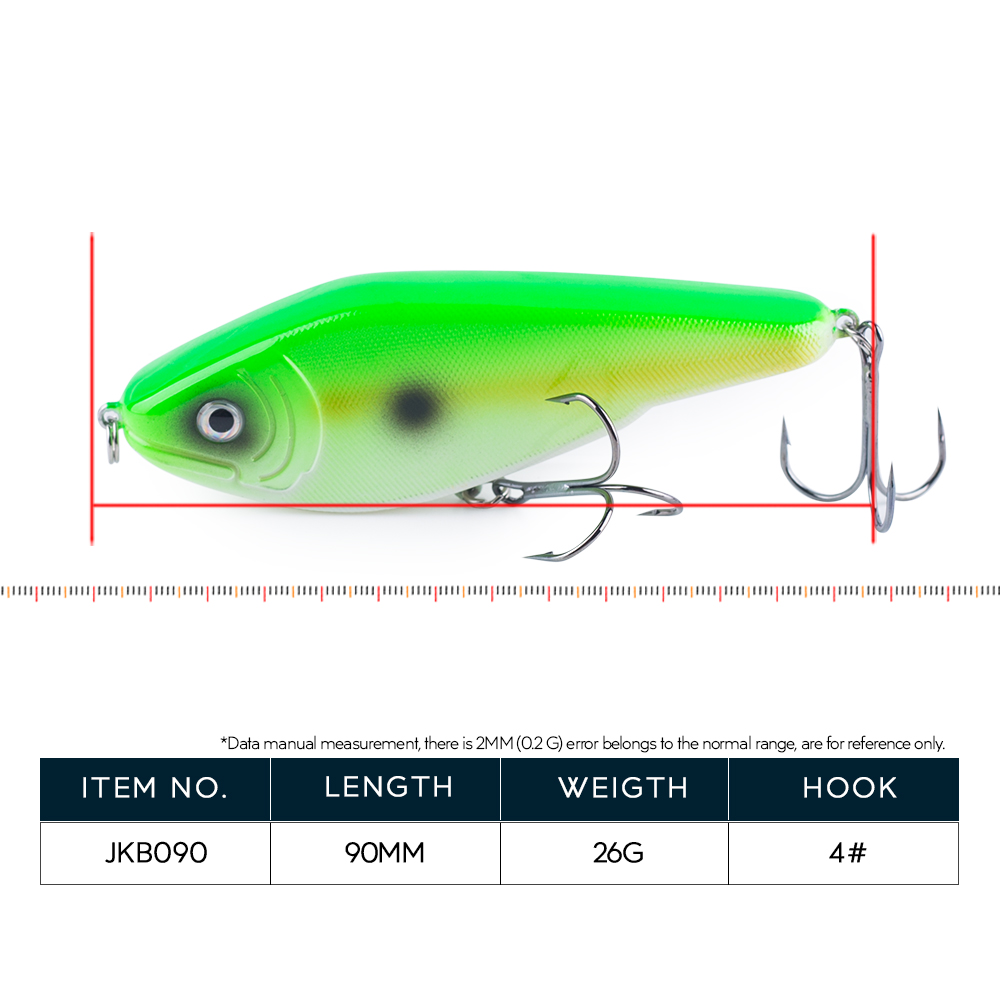 Hanlin NEW Glide Jerkbait 90mm - مراجعة Fishing Lure Jerkbait وسعره
