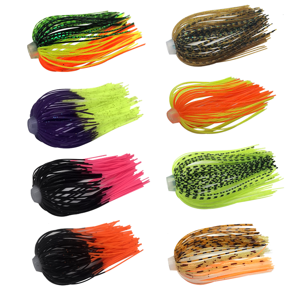 5 pcs/lot  88 Strands  64mm Si - مراجعة Fishing Lure Buzzbait وسعره