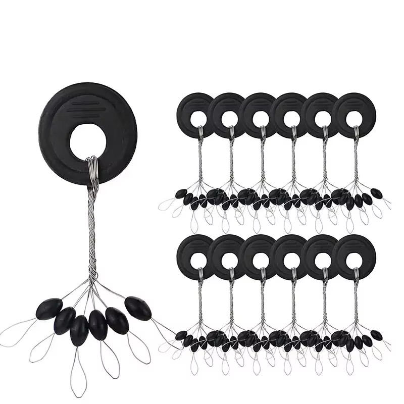 10-60Group Set Rubber Space Be - مراجعة Fishing Lure Spinner وسعره