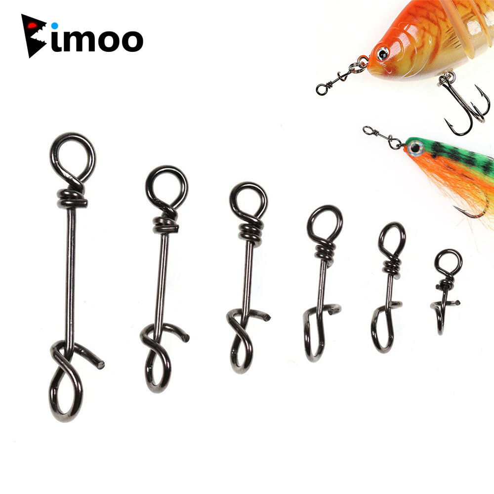 Bimoo 50pcs Stainless Steel Qu - مراجعة Fishing Lure Accessories وسعره