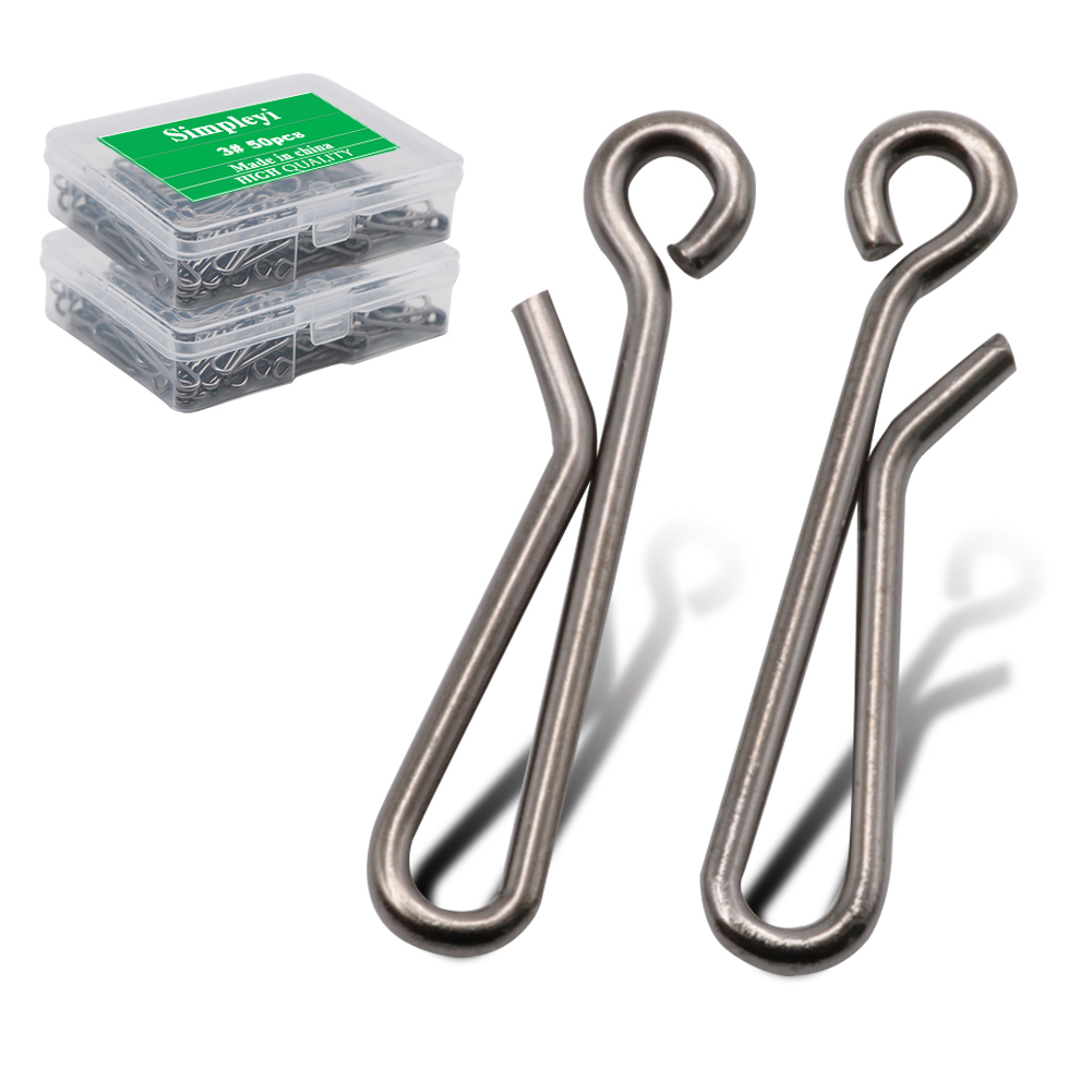 50pcs/box Bearing Lock Rolling - مراجعة Fishing Lure Accessories وسعره