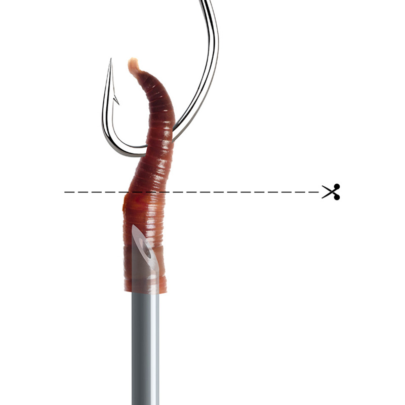WEIHE 5pcs Earthworm Air Needl - مراجعة Fishing Lure Accessories وسعره