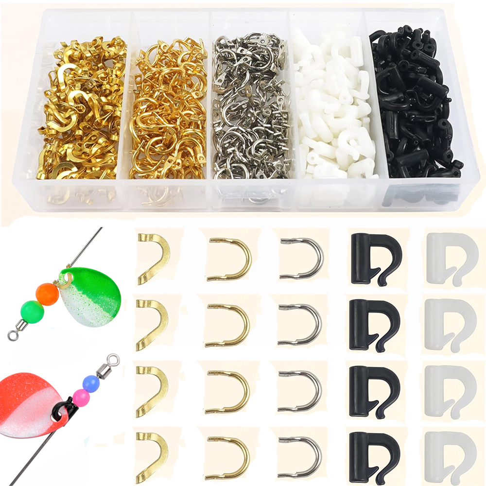 300Pcs Fishing Spinner Clevis  - مراجعة Fishing Lure Spinner وسعره