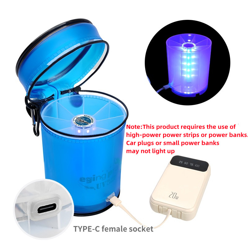 New Fishing Bags Lure UV Glow  - مراجعة Fishing Lure Jig وسعره