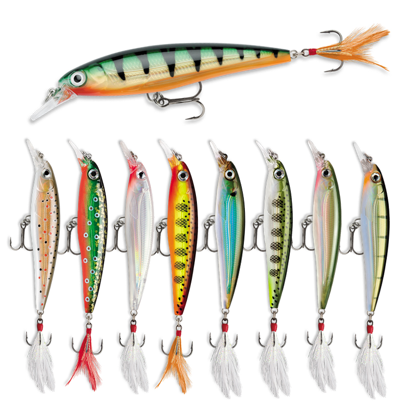 Floating Minnow Fishing Lures  - مراجعة Fishing Lure Jerkbait وسعره