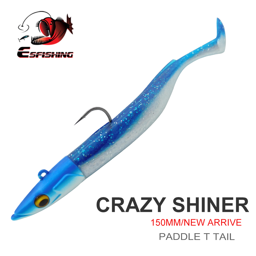 ESFISHING Fishing Lures Crazy  - مراجعة Fishing Lure Soft Plastic وسعره