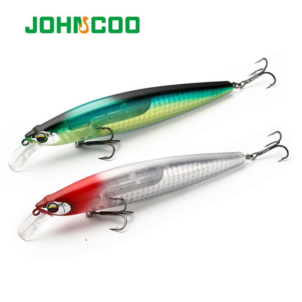 JOHNCOO Floating Minnow 130mm  - مراجعة Fishing Lure Blade Bait وسعره