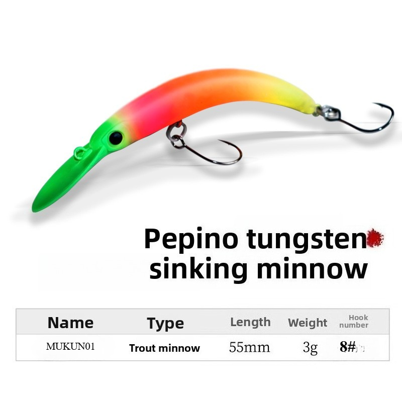 MUKUN 1PCS Mini Minnow Wobbler - مراجعة Fishing Lure Popper وسعره