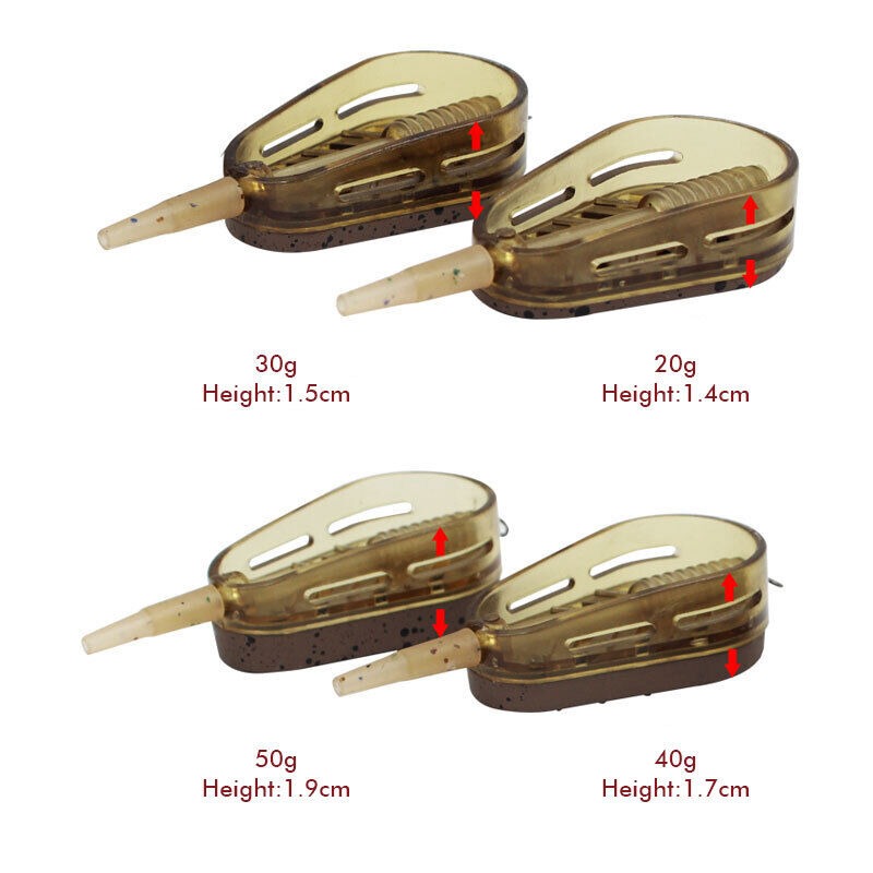5Pcs Embed Feeder for Fishing  - مراجعة Fishing Lure Kit وسعره
