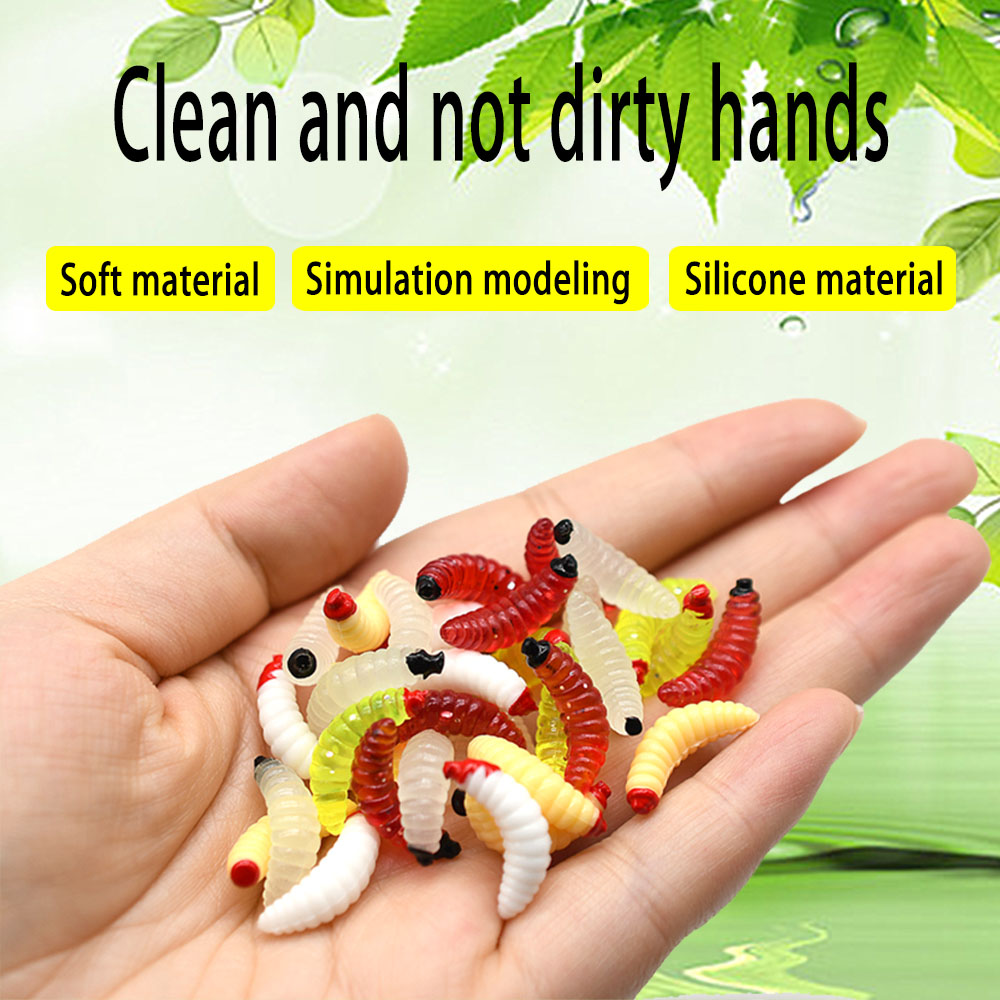 125Pcs Earthworm Fishing Bait  - مراجعة Fishing Lure Soft Plastic وسعره