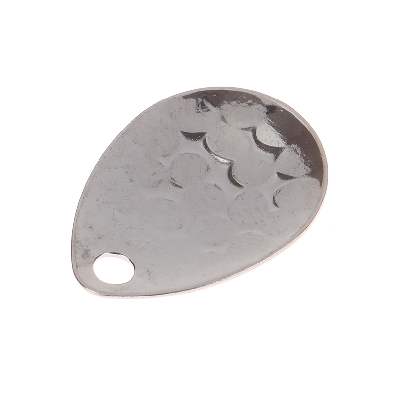 20Pcs Metal Waterdrops Shape F - مراجعة Fishing Lure Spinner وسعره
